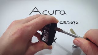 Acura MDX Key Fob Battery Swap: 20142020 ✌
