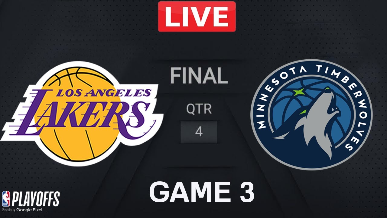 NBA LIVE! Los Angeles Lakers vs Minnesota Timberwolves Game 3 | April ...