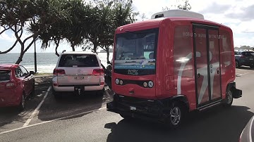 Public demonstration of autonomous shuttle on the Sunshine Coast