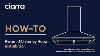 Wall Mount Pyramid Chimney Range Hood 30" CAS75206 Installation Guide//How-To