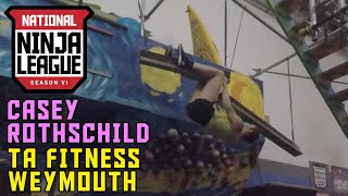 Casey Rothschild 1st Place TA Fitness Weymouth | National Ninja League Season 6