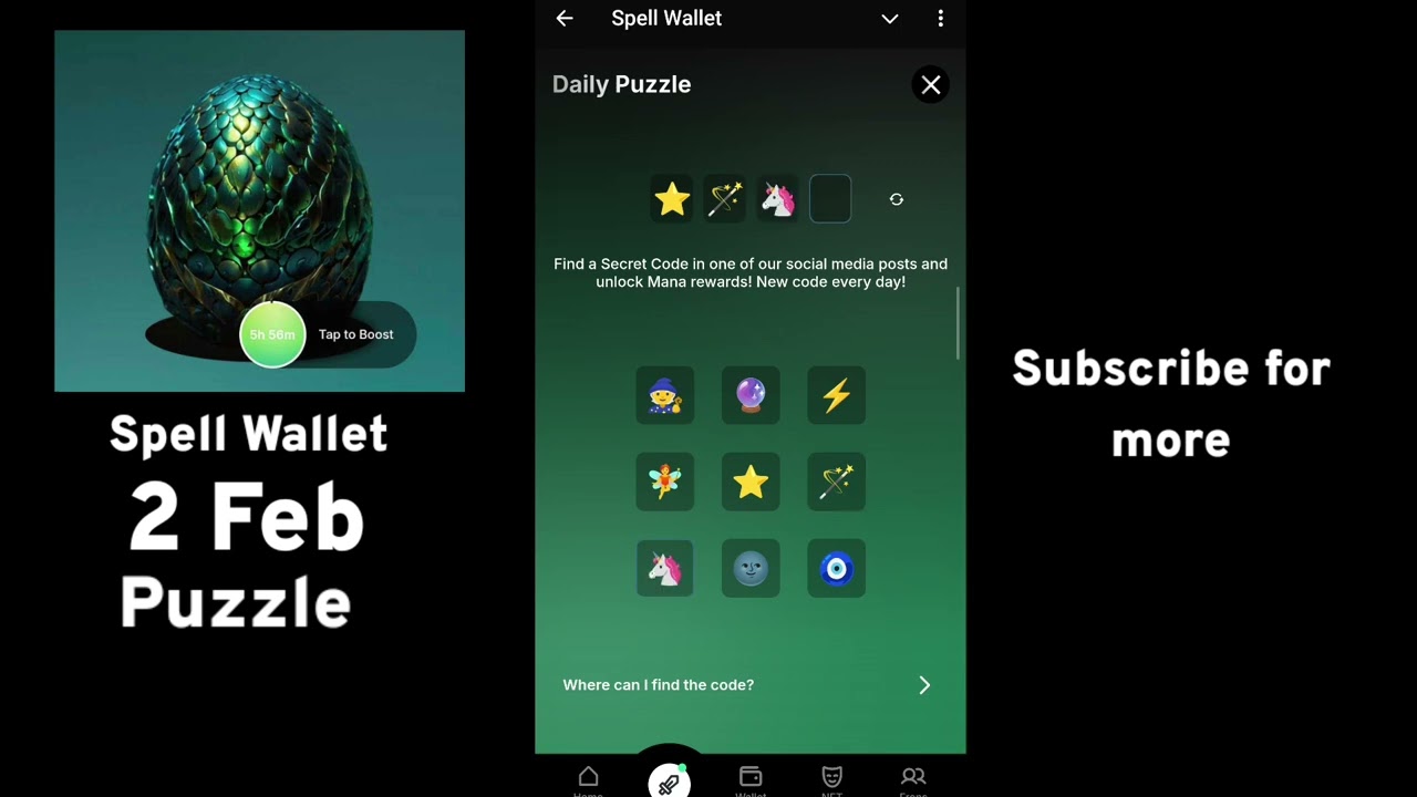 Spell wallet daily puzzle combo 2 Feb