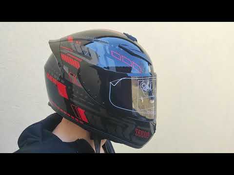 Мотошолом HELMET 111 №27 розмір M, видео 1