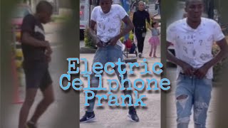 Electric Cellphone Prank |Funny Electric prank on Public😂✌️