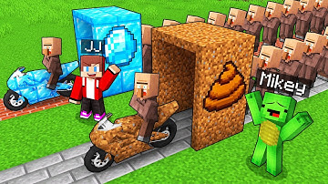 Mikey POOR vs JJ RICH Bike Factory Battle in Minecraft (Maizen)