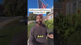 Bad Bunny OUT of the Super Bowl?!😱🏈  #badbunny #superbowl #halftime #usa