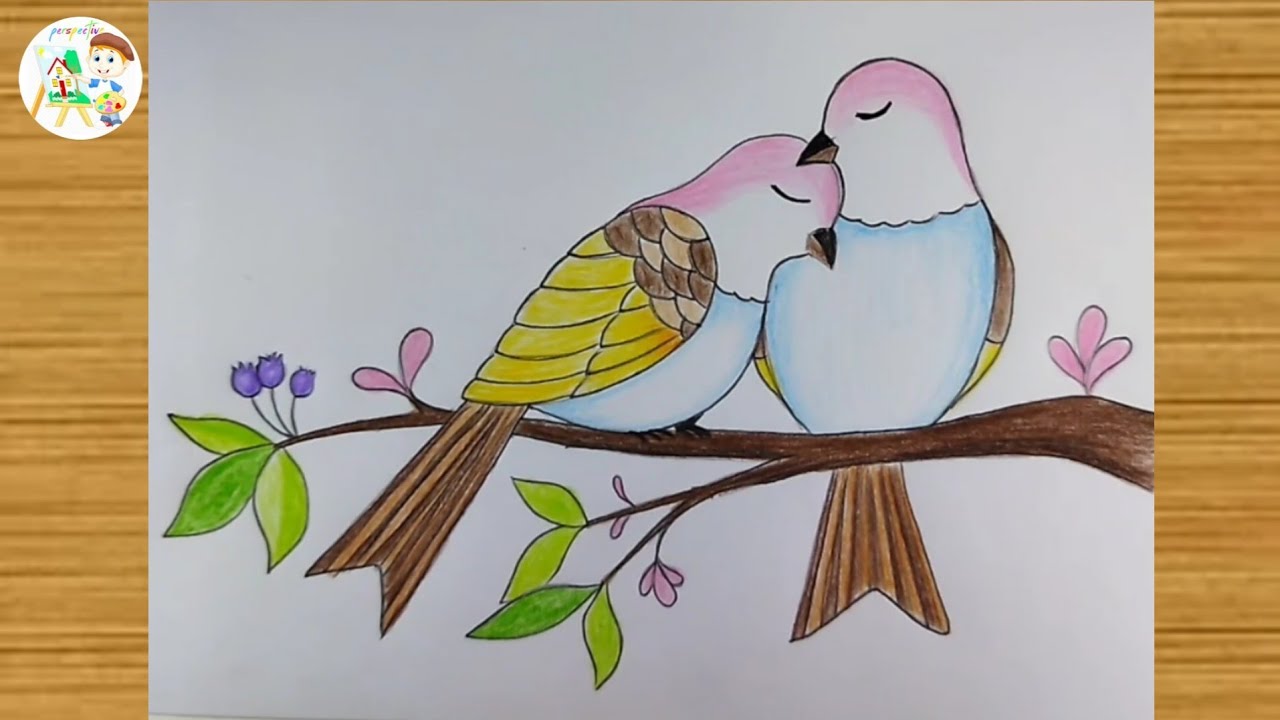 Bird Spring Bird Coloring Sketch Hand Drawing For Your Design Stock  Illustration - Download Image Now - iStock