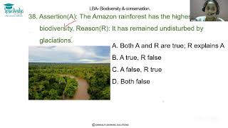 LBA  KCET -Biology- Biodiversity and conservation- Session 1