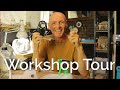 Opal Cutting Workshop Tour. I show my secret tool