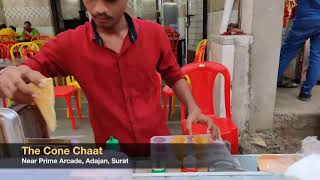 India Most unique chaat | Cheese Cone chaat | Indian street food