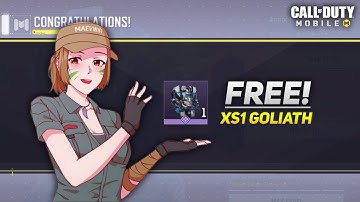 Cod mobile finally released the first ever XS1 Goliath Skin just for FREE #codm