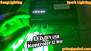 DIY 12-Way LED USB Controller