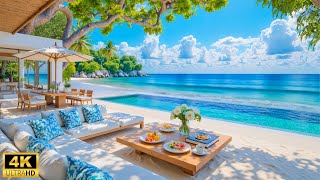 Peaceful Summer Beach Day 🌊 | Soft Piano & Ocean Sounds for Mood Booster screenshot 4