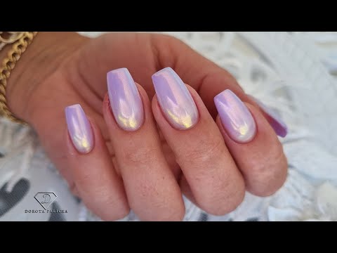 Mirror chrome ombre nails and progress on my damaged nail with onycholysis.