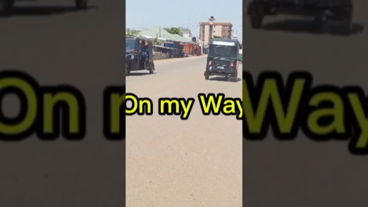 on my way I recorded this video fearfully today