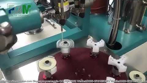 PLAB-6   A B Two Ccompounds Filter End Cap Gluing Machine