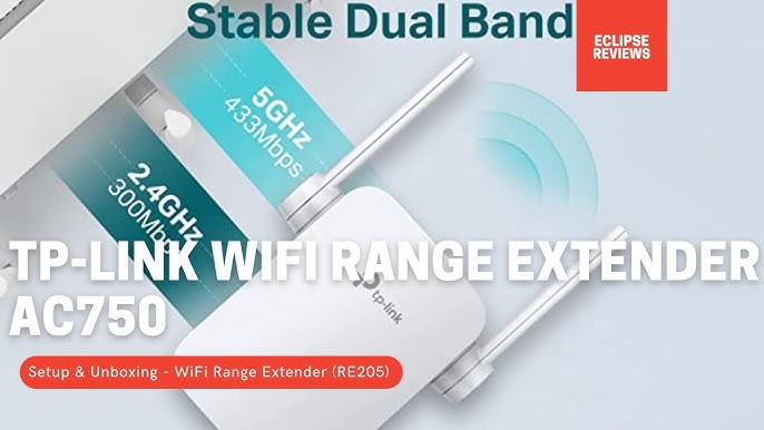 Extensor Repetidor Wifi Dual Band Ac750 Tp-link Re205