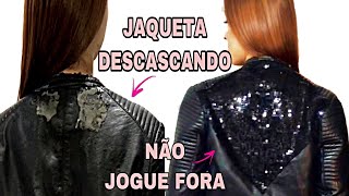 jaqueta descascada o que fazer