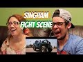 Singham fight scene American REACTION!