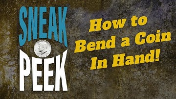 Sneak Peek of the coin BEND in HAND Tutorial!