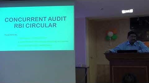 RBI Circular on Concurrent Audit(One Day Workshop on Concurrent Audit of Bank Branches )