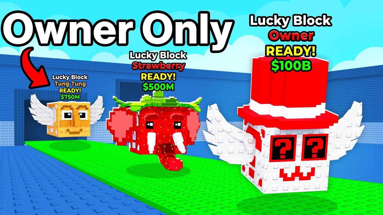 $0 to $100 Trillion Using OWNER Only Lucky Blocks!