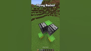 minecraft Flying Rocket