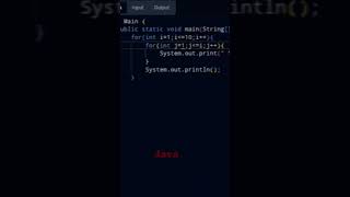 Pyramid pattern in Java#coding#Java
