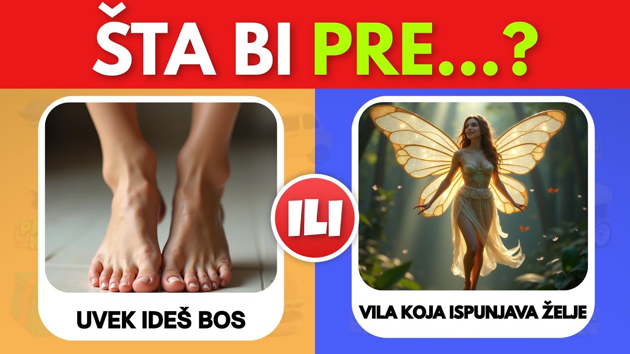 ŠTA BI PRE – Nemogući izbori! 🤯