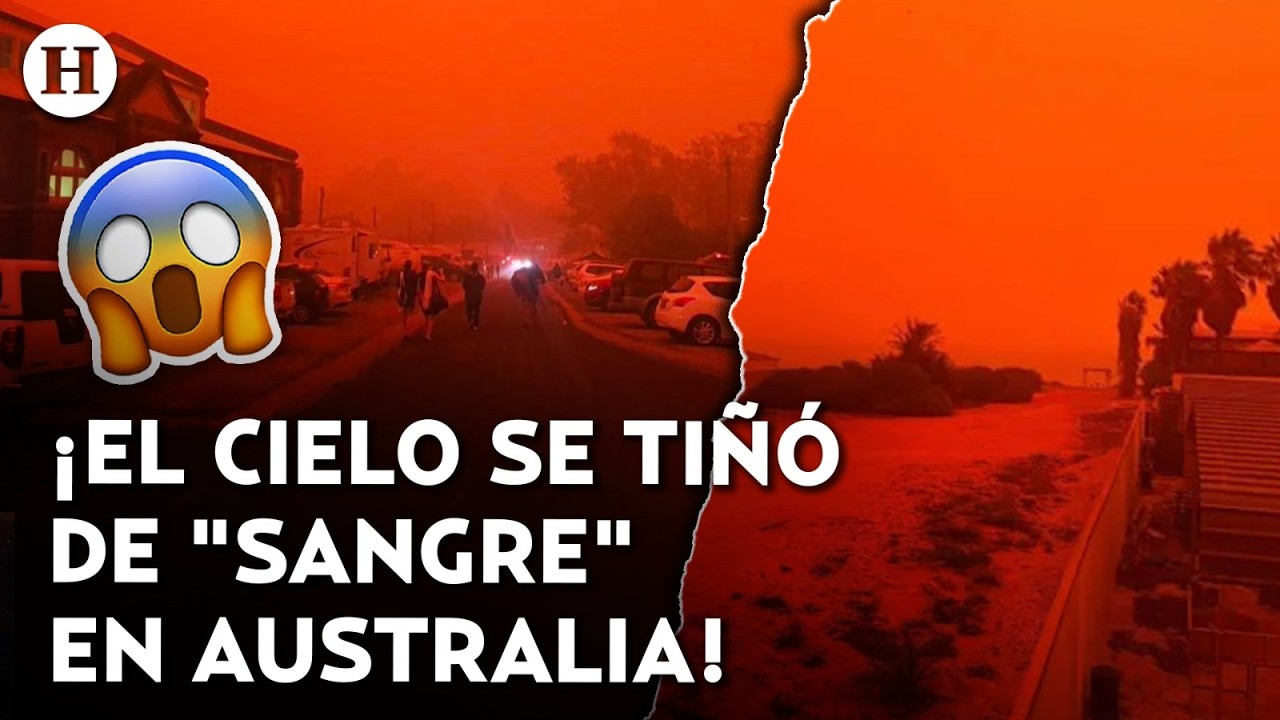 ⁣¿Se acerca el fin del mundo? Esto se sabe del cielo rojo en Australia que desató pánico masivo