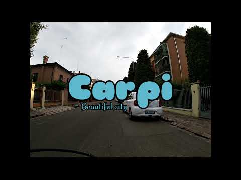 Small tour of  Beautyfull Carpi city#Italy