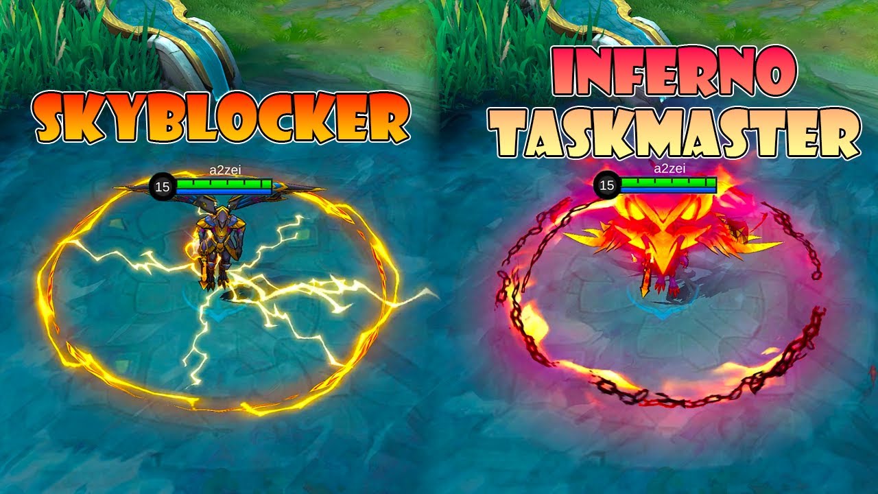 Kaja Inferno Taskmaster VS Skyblocker Skin Comparison - YouTube