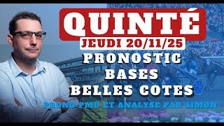 Pronostic Quinté du Jeudi 20/11/2025. Pronostic PMU pour le Quinté du Jour avec Bases et Tocards screenshot 4