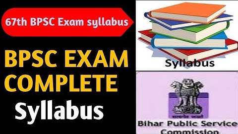 #BPSCEXAM Complete Syllabus||BPSC syllabus in Hindi| 67th bpsc Syllabus(pri+mains) in hindi