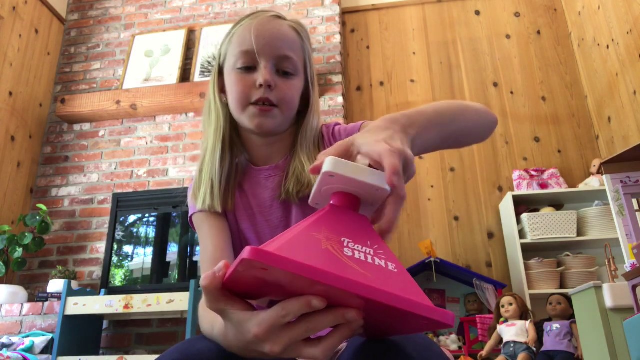 American Girl Product Review Joss’s Cheer Equipment Set YouTube