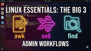 Information Linux Triad: Master find, sed, and awk in 10 Minutes! (How to Find, Edit, & Parse Files) Guide