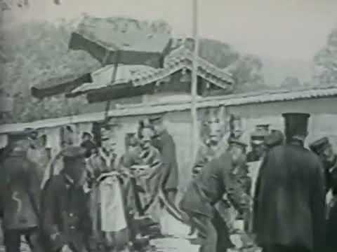 일제강점기 순종 황제를 촬영한 희귀 영상 - 1922년 4월 28일 -