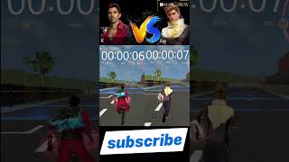 FRE FIRE 🔥 RAY VS K Character ability test 🤔 who is the best character 😱#shorts #freefire #viral