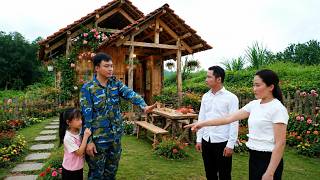 The soldier protected his child from the stepfather.