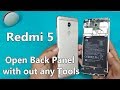 How to Open Redmi 5 Back Panel With NAILS || Xiaomi Redmi 5 Back Panel Disassembly