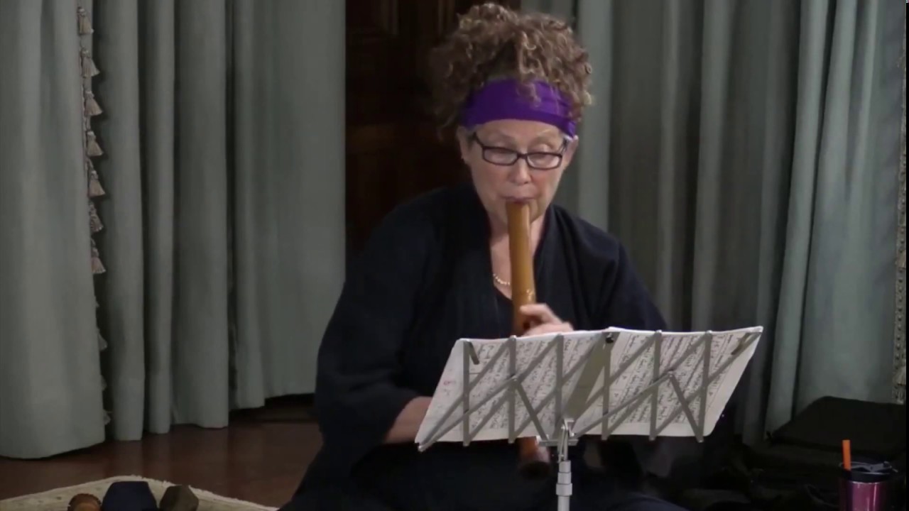 Kozue Matsumoto and Rachel Rudich play Haru no Umi (Ocean in Springtime) composed by Michio Miyagi. Kozue Matsumoto and Rachel Rudich play Haru no Umi (Ocean in Springtime) composed by Michio Miyagi.