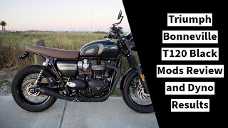Triumph Bonneville Mods and Dyno Results including British Customs Slip Ons & CatDelete X Pipe