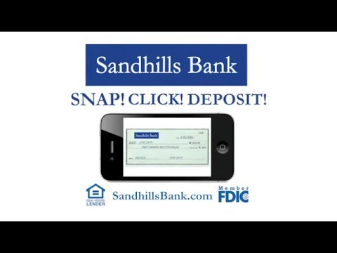 Sandhills Bank - Mobile Deposit | 2015 HD WEB
