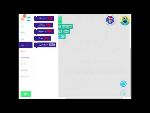Blockly app for Dash and Dot coding