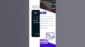 Python Bitwise Operators Quiz 4| Master Bit Manipulation in Python! #shorts #viral #python