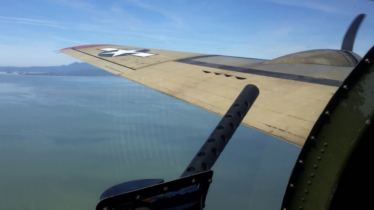 B 17 in flight exploration and scenic video
