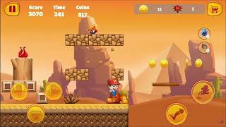 Super Bino Go2 Adventure World - Android Gameplay - Level 11
