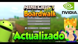 MINECRAFT PC ON ANDROID - UPDATED - BOARDWALK - NVIDIA SHIELD TABLET