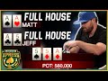 When BOTH players LOVE the flop: 6 EXCITING poker flops!