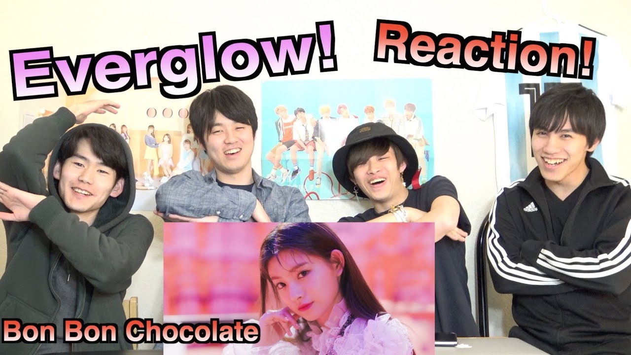 【EVERGLOW (에버글로우) - 봉봉쇼콜라 (Bon Bon Chocolat) MV】일본인이 한국어로 하는 K팝 리액션!!